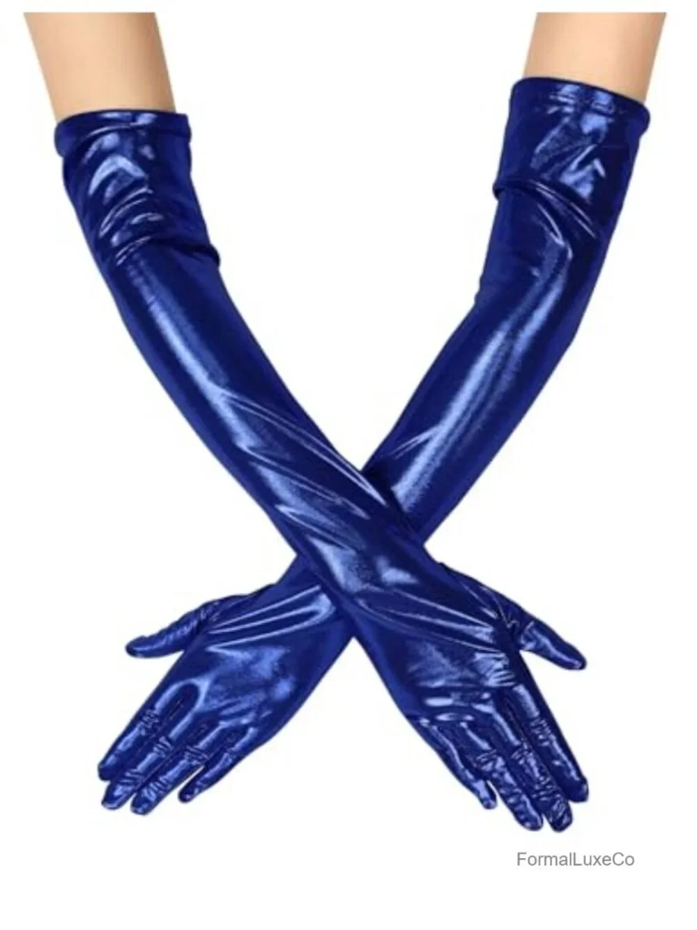 Laser Satin Long Opera Gloves 1920s Costume Accessory